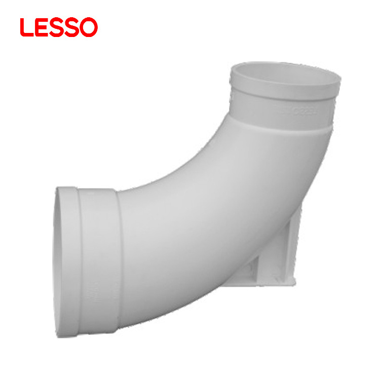 LESSO wholesale durable elbow pvc fittings and pipe eddy flow tee pvc pipe fitting accessories suppliers