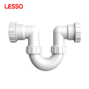 LESSO PVC-U Drainage Pipe Fittings plastic floor sanitary U Trap