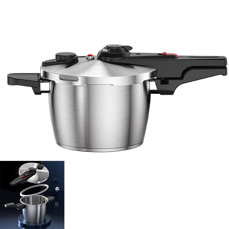 Safety Cookware Household Multi Function Stainless Steel Pressure Pot Cookers Energy Time Saving Pressure Cooker