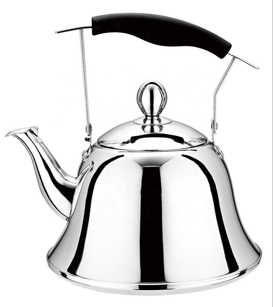 Factory wholesale best selling  stainless steel  whistling water kettle with unique handle