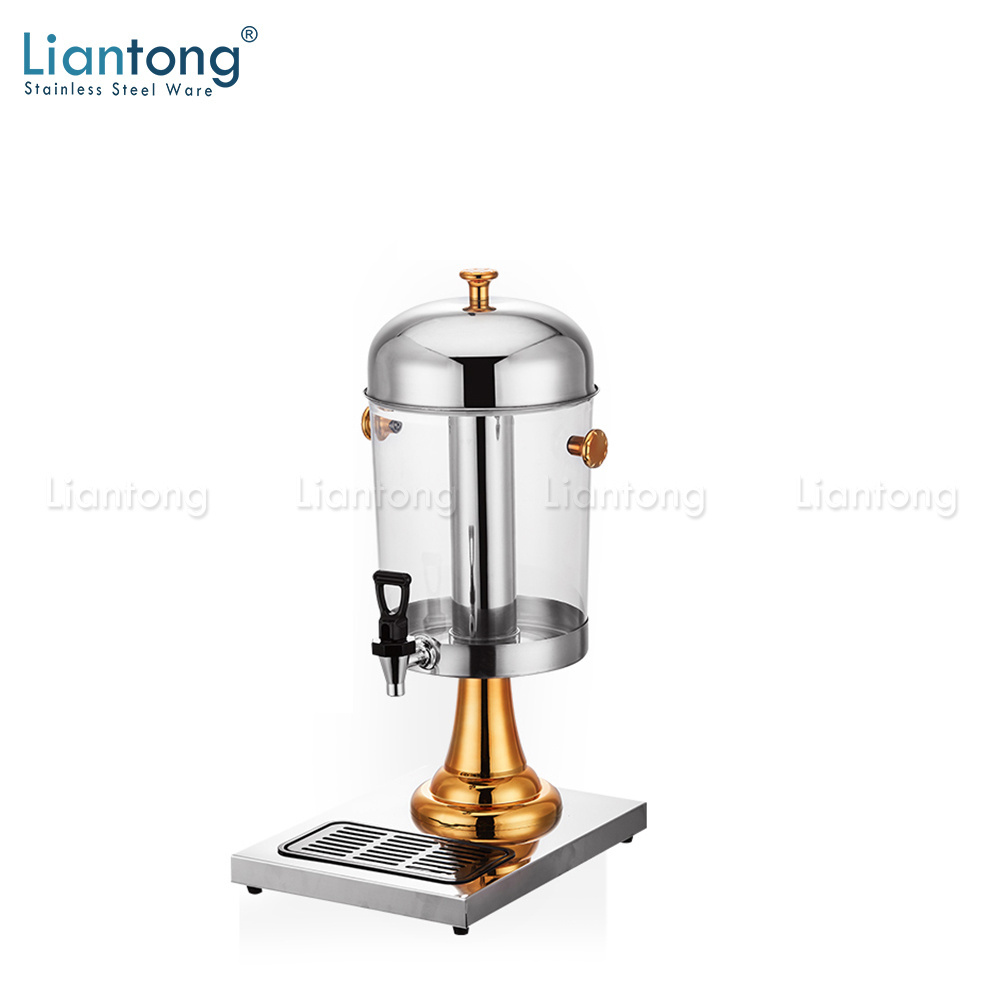 Hotel Restaurant Buffet Luxury Beverage Dispenser 8L 16L 24L Stainless Steel Commercial Water Cold Drink Juice Dispenser