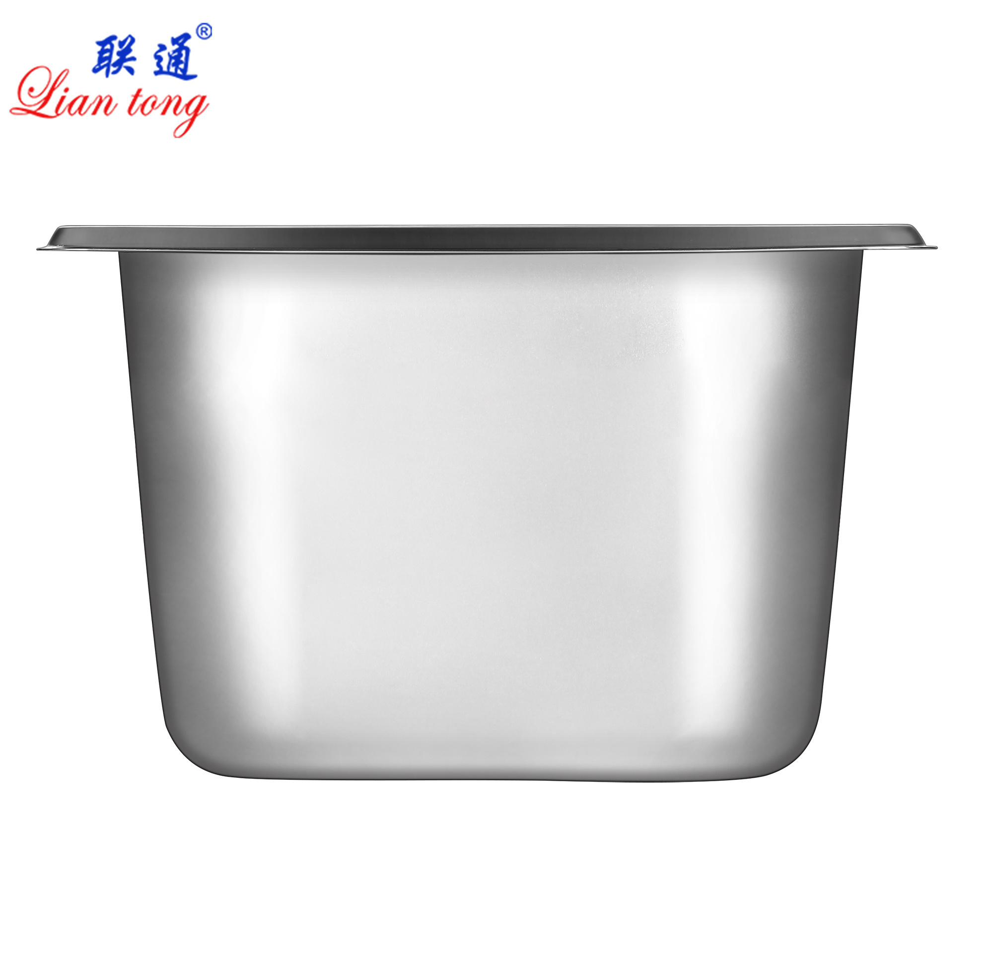 Factory wholesale   stainless steel   American  gn pan ice cream pan container with lid cover