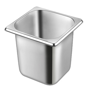 Factory wholesale   stainless steel   American  gn pan ice cream pan container with lid cover