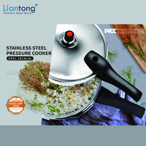 Liantong Factory Multi Functional Commercial Stainless Steel 201 304 Gas Induction Pressure Cooker