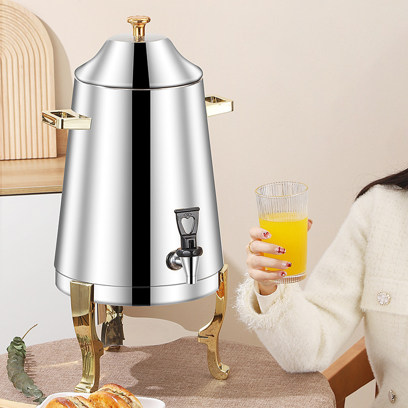 Hotel Tableware Electric Commercial Coffee Machine Water Warmer Stainless Steel Coffee Juice Milk Dispenser Beverage Dispenser