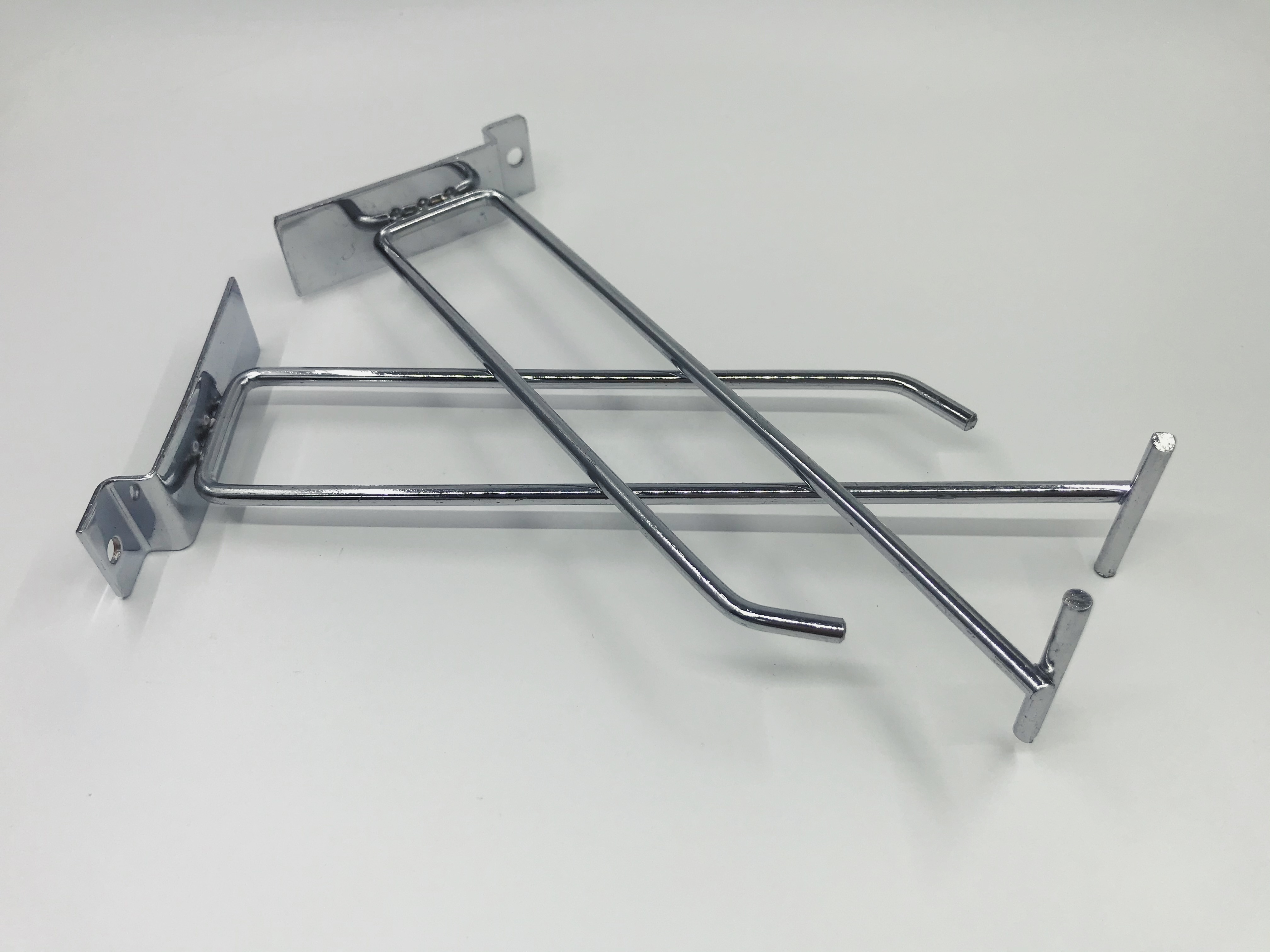 Heavy duty display hooks iron metal accessories OEM customized tools steel store stand chrome finished hanging  hooks