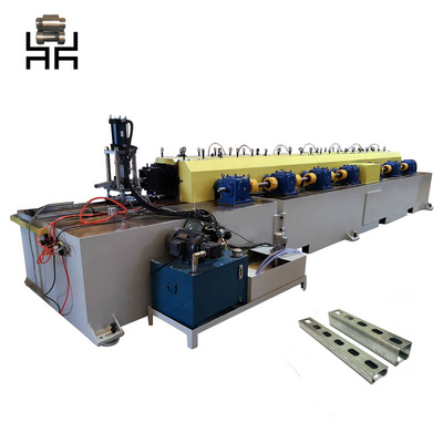 factory sale  Solar Bracket C channel roll forming machine C Solar Strut Channel Roll Forming Machine