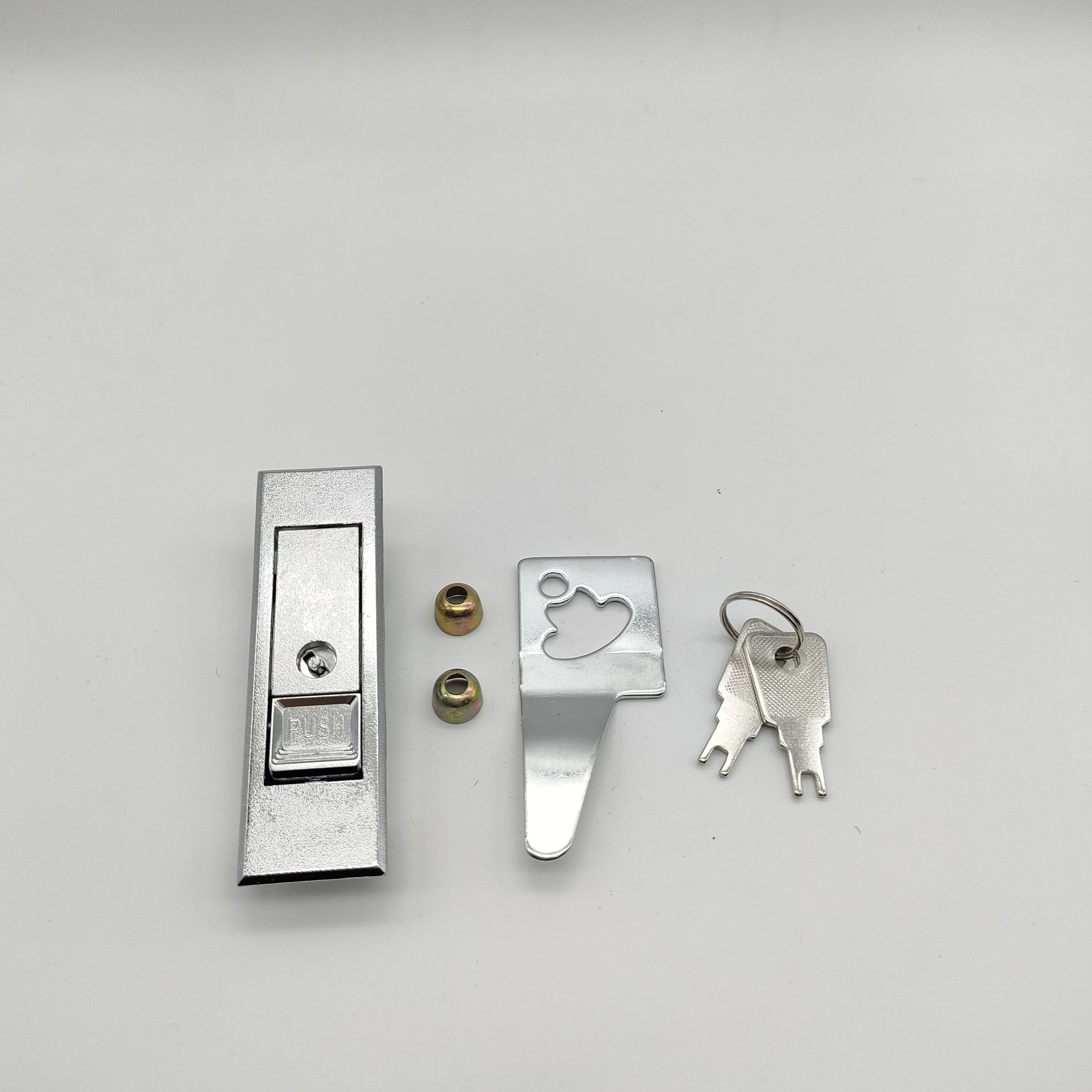 Hot Sale Zinc Alloy Industrial Electrical Cabinet Push Button Lock Plane Lock