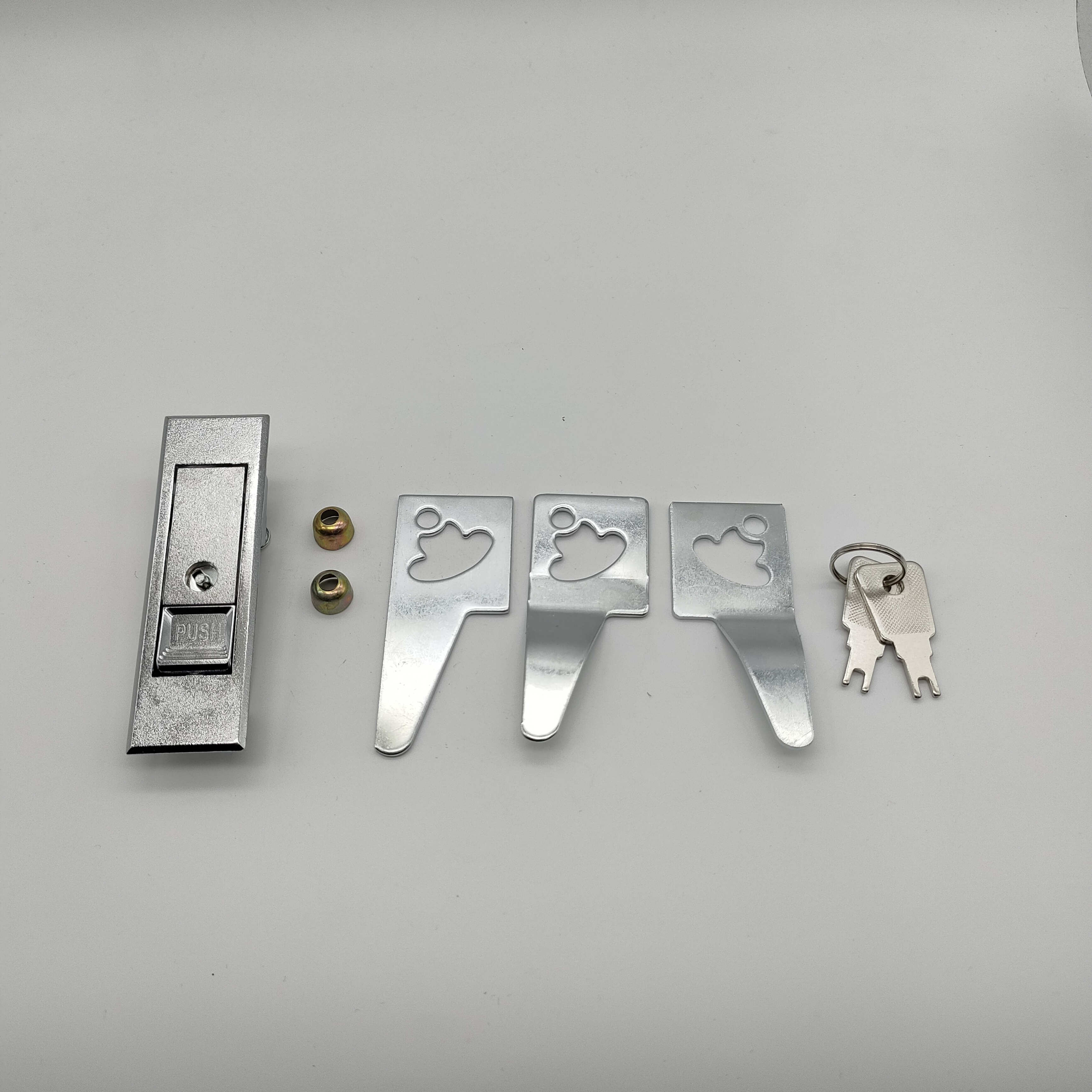 Hot Sale Zinc Alloy Industrial Electrical Cabinet Push Button Lock Plane Lock