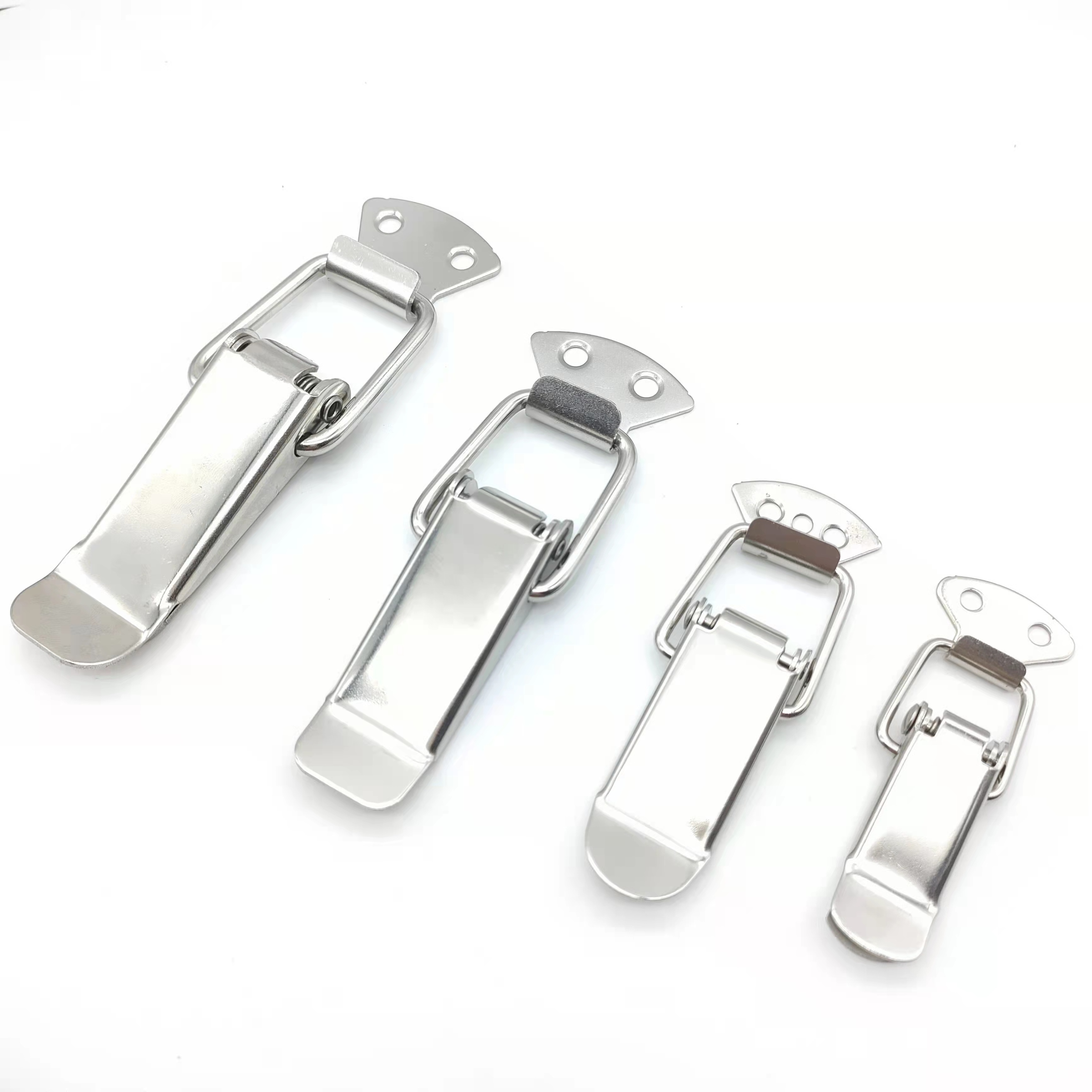 Stainless steel spring loaded toggle clip adjustable toggle catch clamp lock hasp toolbox latch snap latch