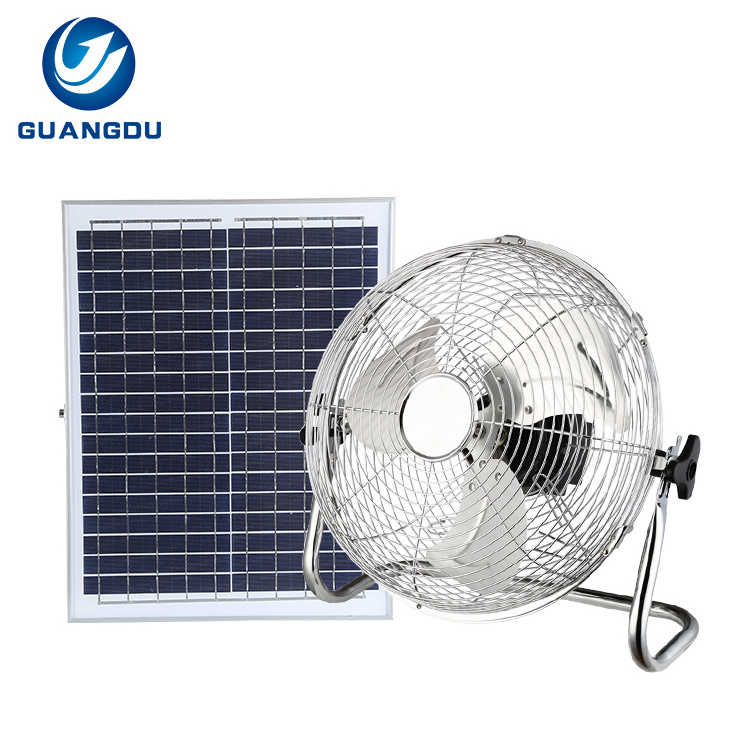 Portable solar powered Mini Fan USB rechargeable indoor outdoor 15.72inch 18.34inch solar fan