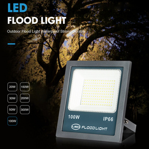 Fast Heat Dissipation Desig Outdoor Ip65 Waterproof  Reflector 20w 30w 50w 100w 150w 200w 300w Led Flood Lamp