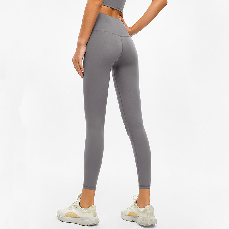 OEM Custom High Quality High Waist Women Tight Nylon Spandex Yoga Pants Fitness Wear Yoga Leggings