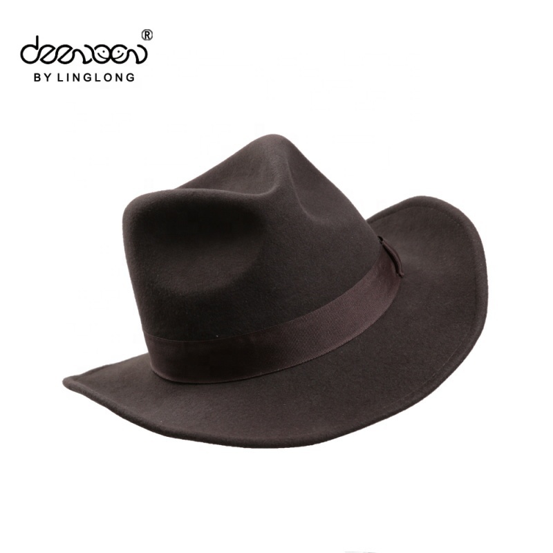 Luxury Promotional Legacy 100X Western Cowboy Hats Custom Mexican Felt Wool Cowboy Hats Sombreros Texanos d baquero