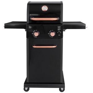 Burner Gas Grill Foldable Side Tables Grilling Tool Hooks Propane Gas Barbecue Grill Portable