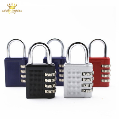 Heavy duty 4-digit code lock gym cabinet padlock Gate warehouse dormitory door padlock password pad lock