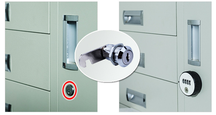 Round mechanical cam lock universal locker file cabinet drawer cabinet door lock key double open code lock