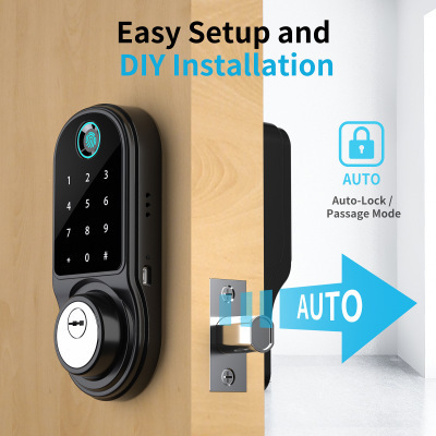 Tuya APP password fingerprint smart lock Deadbolt automatic lock indoor hotel apartment lock