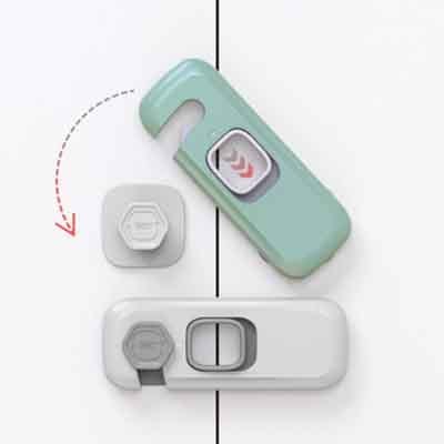 Child safety lock buckle baby anti pinch hand cabinet door lock baby protection refrigerator lock