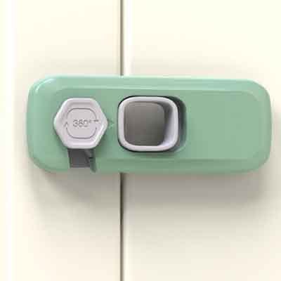 Child safety lock buckle baby anti pinch hand cabinet door lock baby protection refrigerator lock