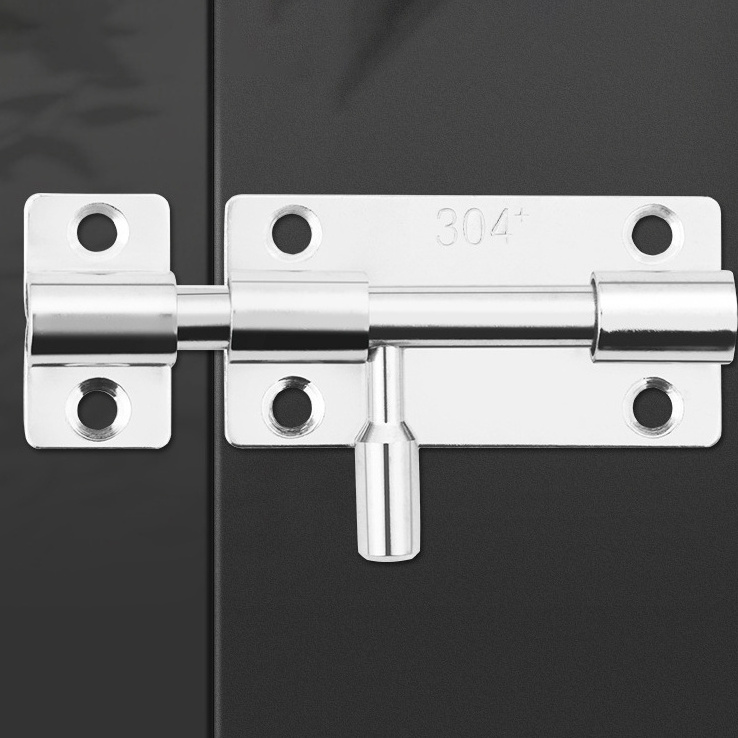 Hot sell Stainless Steel Gate hasp  Keyless Sliding Security Latch Lock Entry Door Lock tower bolt