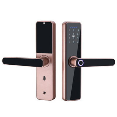 nfc Fingerprint wi-fi  smart lock indoor hotel  wooden door office home  dormitory  tuya electronic password anti-theft lock