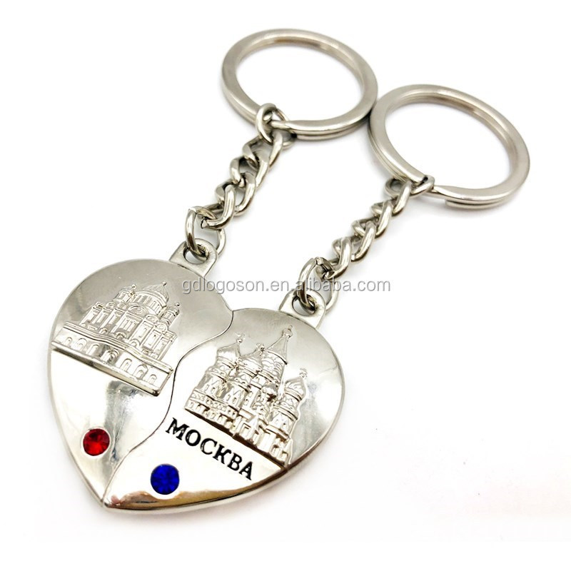 Custom Logo Keychains Moscow Kremlin Logo Keychains Russia Keychain Maker Russian Souvenirs