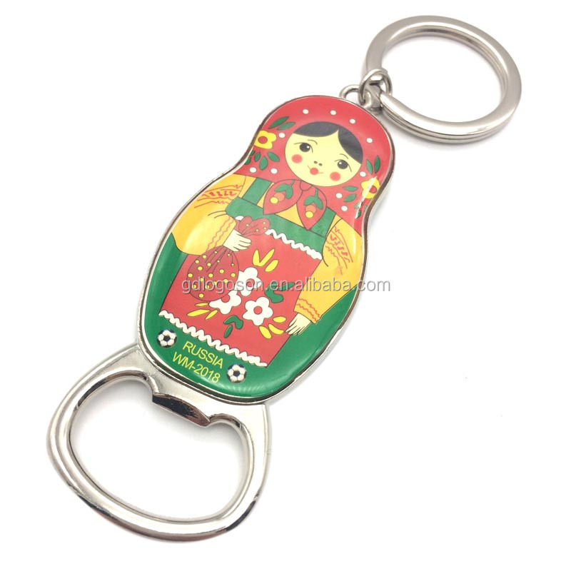 2D Golden Matryoshka Key Chain Traditional Matryoshka Keychain Russia Matreshka Keychain Russian Doll Souvenirs