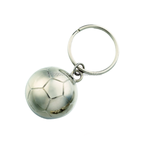 Football Souvenir 3d Metal Keychain Ball Soccer Ball Keychain Football Shaped Keychain