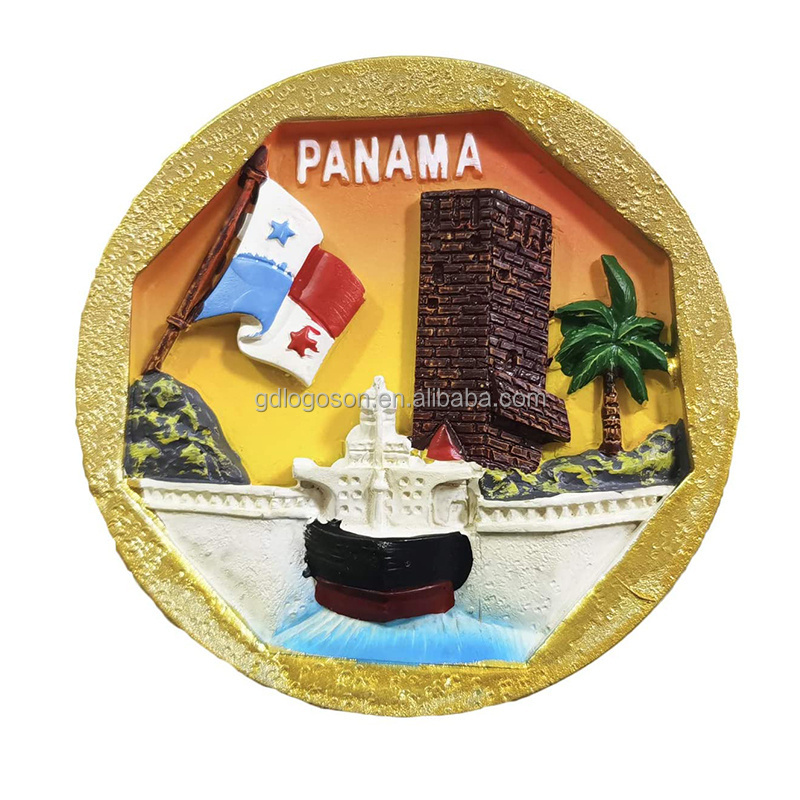 Factory Caribbean ParadiseIsland Custom 3D Fridge Magnet Bahamas Souvenirs Customized Resin Refrigerator Magnets