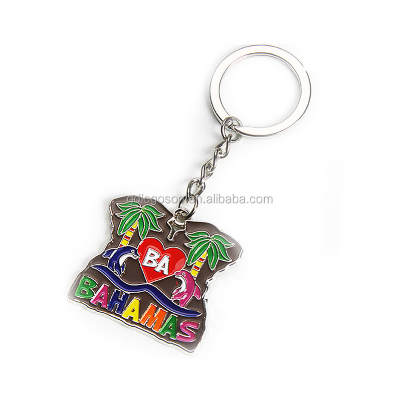 Bahamas Travel Souvenir Fridge Magnet Keychain Bahamian Lizard Custom Bahamas Rubber Magnet Bahamas Souvenirs