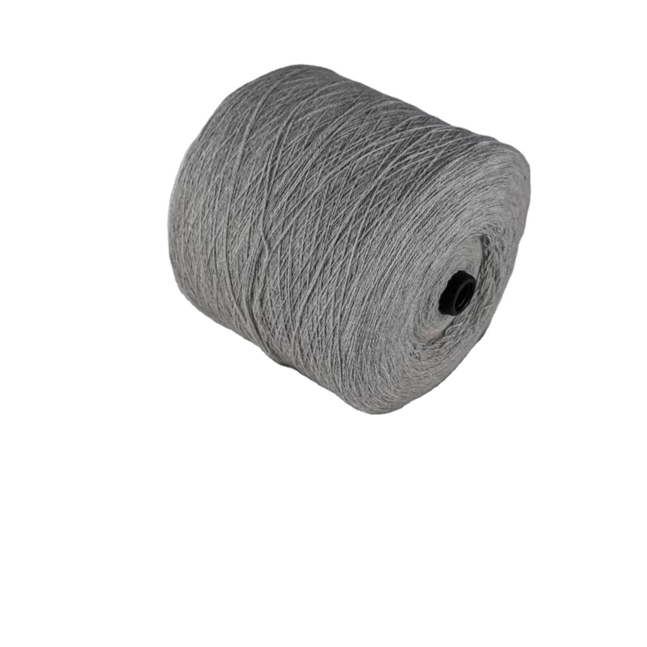 Wholesale 16S/2 Bulk 60%  Cotton  40%  Acrylic Color Spinning Gray Sweater Yarn