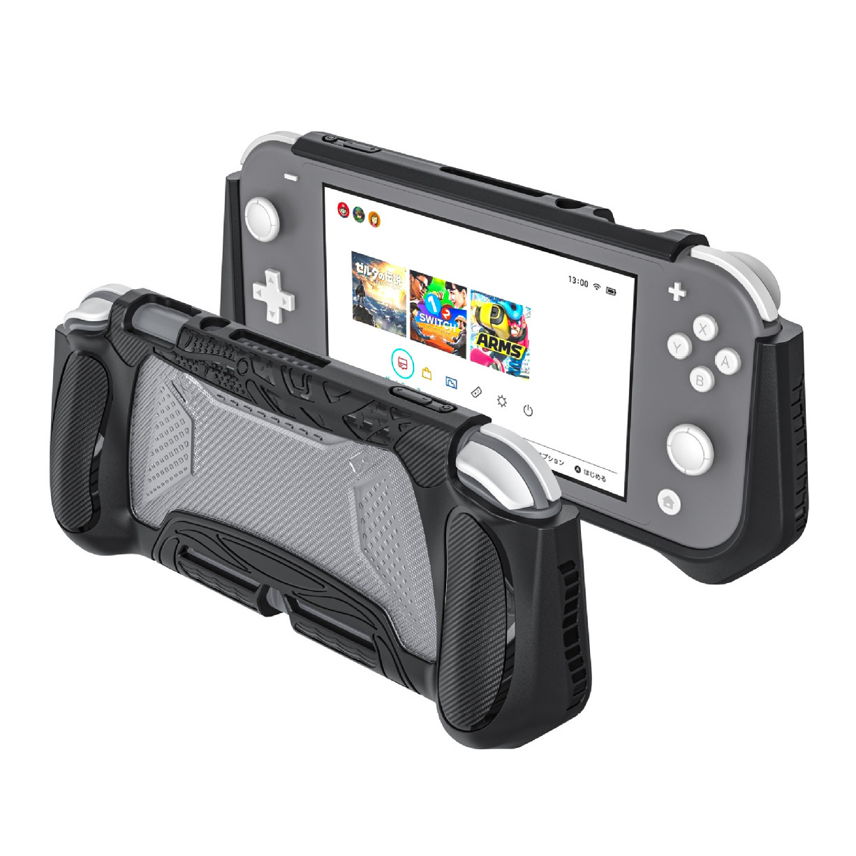 Gift Idea Ergonomic Sturdy Thumb Grip TPU PC Protective Case for Nintendo Switch Lite