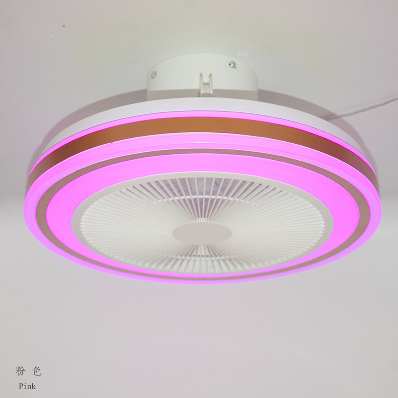 Colorful Dazzling Bluetooth Music RGB Voice App Control Modern Led Ceiling Fan With Light Ceiling Lights Smart Home Lights