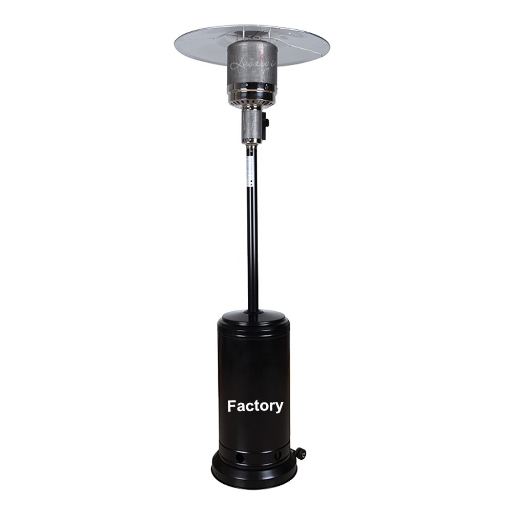 Outdoor Heater Patio Gas Standing Home Decorative Tall Umbrella Shape Radiant Flame Gas Tent Heaters In Garden