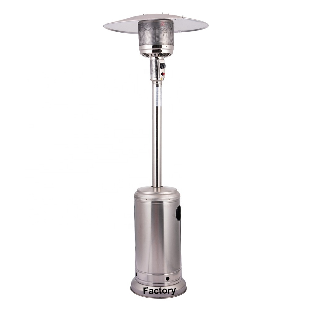 Outdoor Heater Patio Gas Standing Home Decorative Tall Umbrella Shape Radiant Flame Gas Tent Heaters In Garden