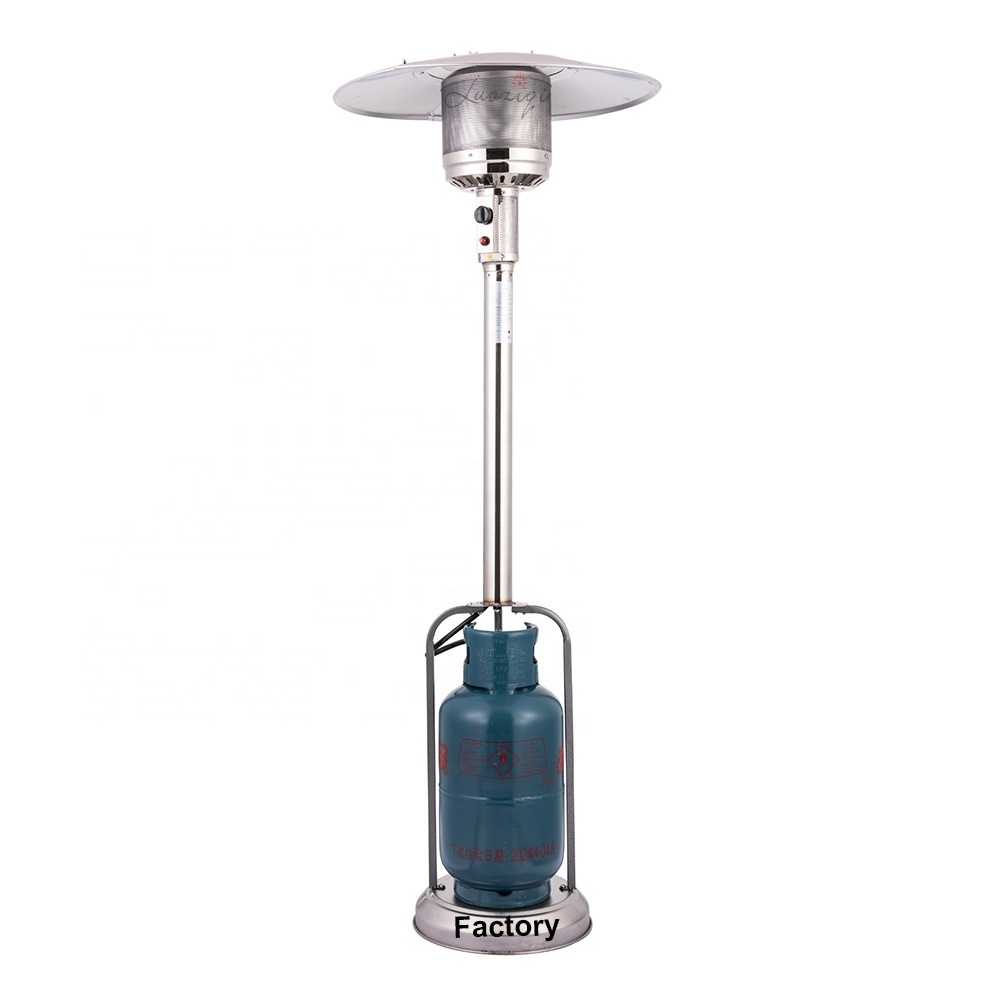 Outdoor Heater Patio Gas Standing Home Decorative Tall Umbrella Shape Radiant Flame Gas Tent Heaters In Garden