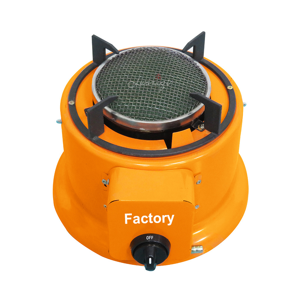 Factory butane gas room heaters With ODS mini gas heater and cooker Indoor Infrared gas propane heater