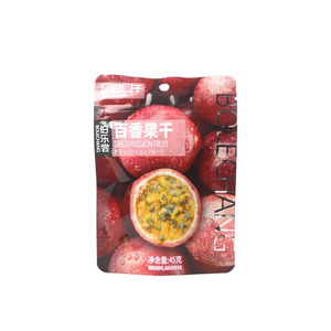 Wholesale Supplier 45g Soft Dried Passion Fruit Passiflora fruit preserved candied dried dry passion fruit pricefrom china snack