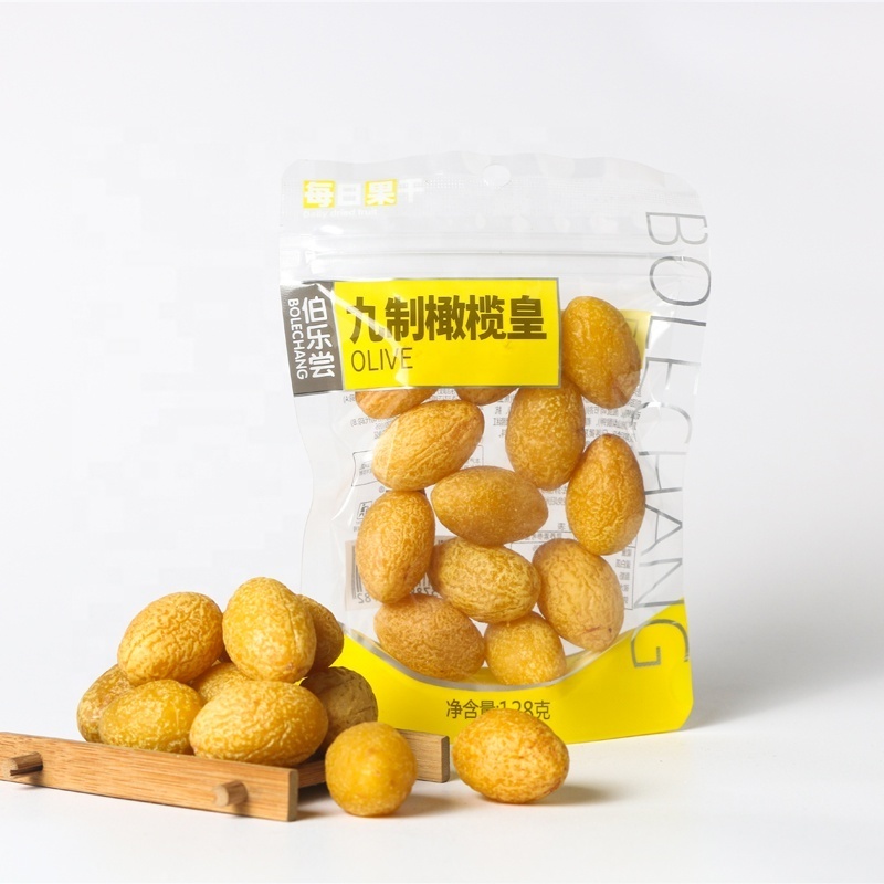 Dried olive 128g Trade Products Price Wholesale Supplier olive Dried Fruit For Sale sweet and sour candied Dried olive Snack