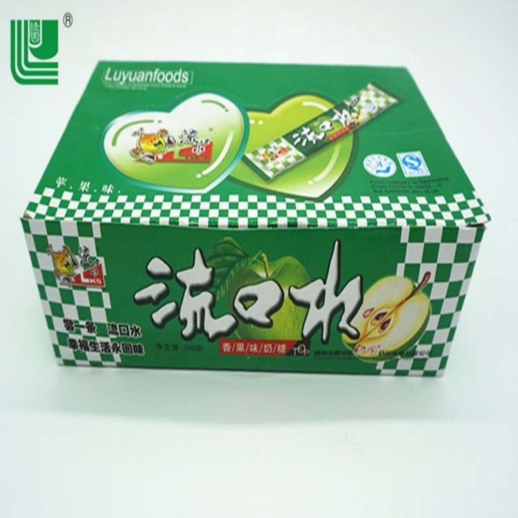 Wholesale fruit flavors candies candy milk for children