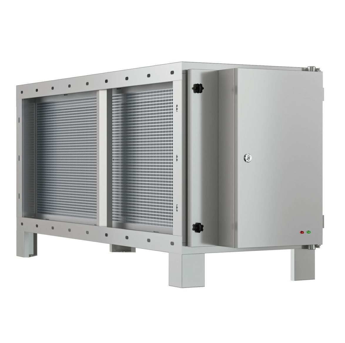 High filtration efficiency oil fume purifier exhausts smoke and absorbs oil