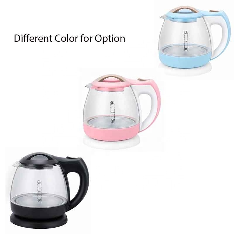 Small Kitchen Appliances 1.5L Glass Kettle Electric Teapot for Home Office Hotel