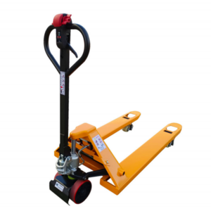 CBY.SE1.5T 685/550mm semi-electric pallet truck with motor driving wheel truck power pallet jack