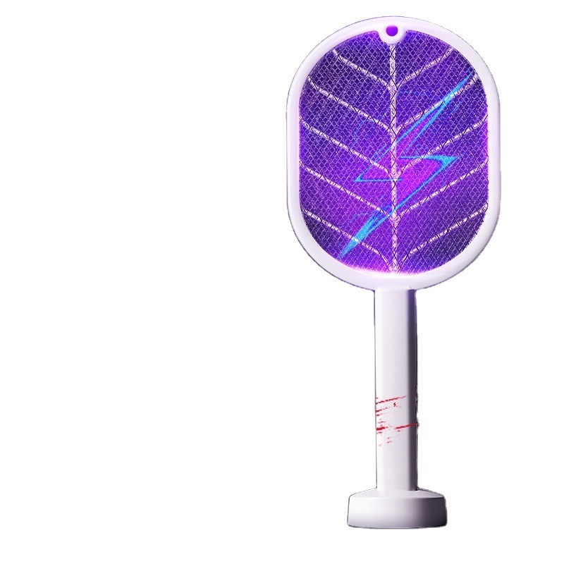 China New Product Mosquito Battery Powered Best Electronic Racket Killer Fly Bug Zapper Pest Electric Mosquito Swatter With Lamp