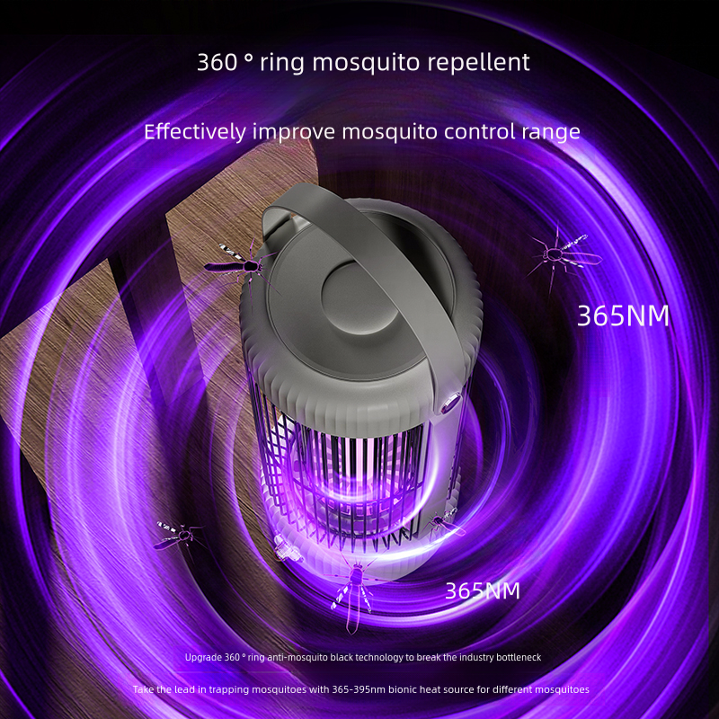 Electric UV Mosquito & Fly Killer Light Bulb Lamp Indoor Outdoor Insect Traps with Bird Pest Design for Home Use