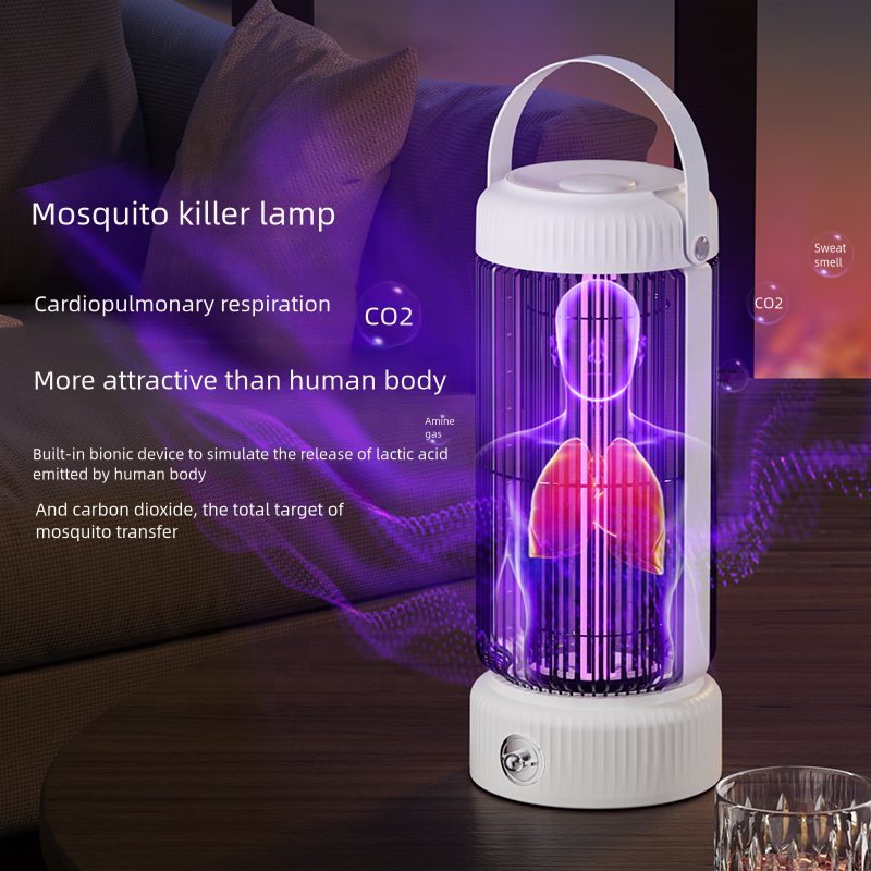 Electric UV Mosquito & Fly Killer Light Bulb Lamp Indoor Outdoor Insect Traps with Bird Pest Design for Home Use