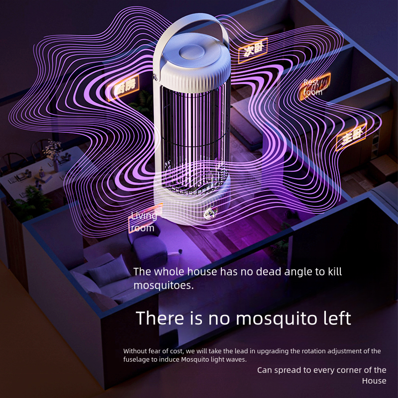 Electric UV Mosquito & Fly Killer Light Bulb Lamp Indoor Outdoor Insect Traps with Bird Pest Design for Home Use