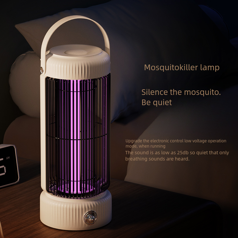 Mosquito Repeller Lamp 3-in-1 USB Rechargeable Camping Light  Waterproof Portable Electric Bug Zapper