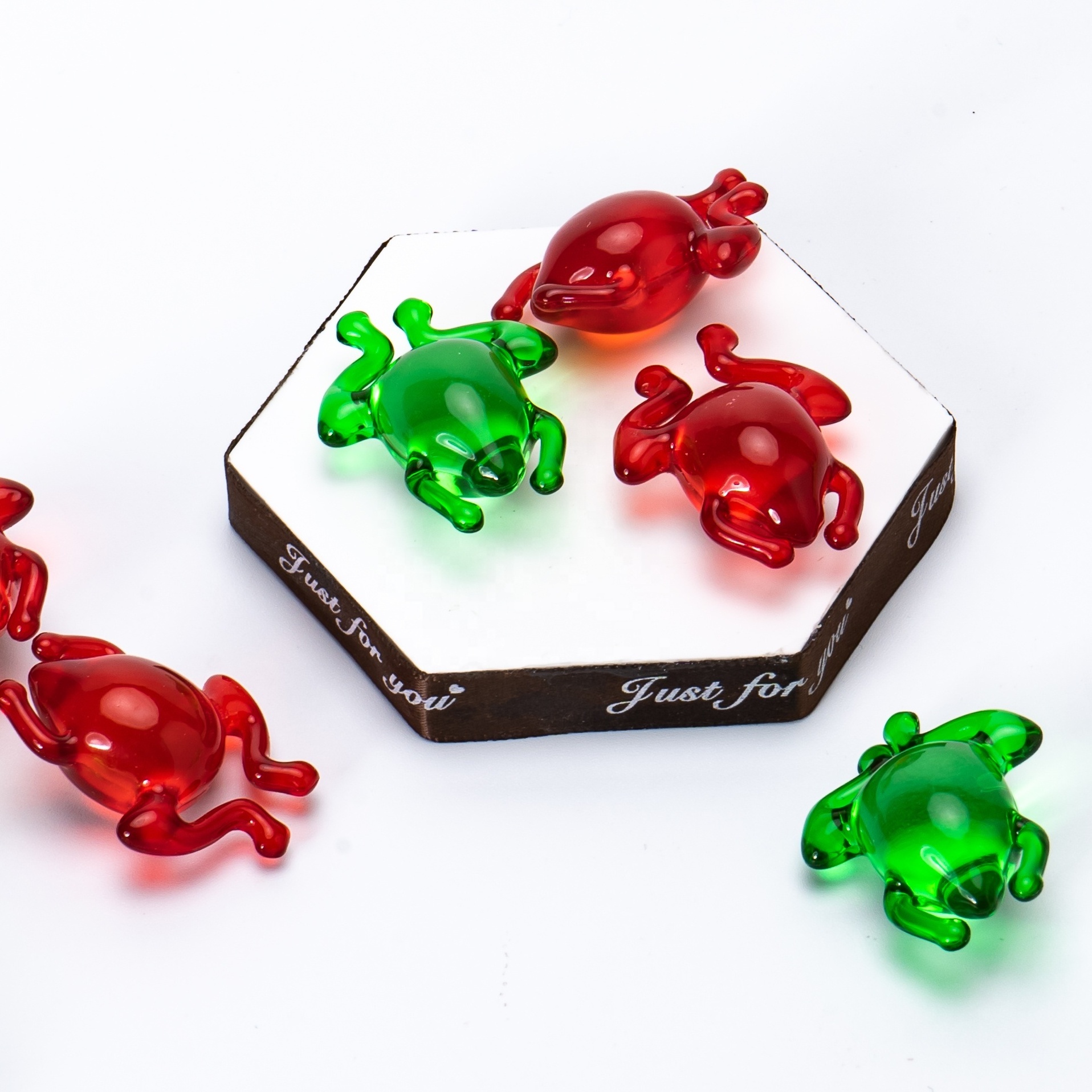 Cute Animal Frog Shape Bath Beads Scented Bath Oil Beads Oil Capsules